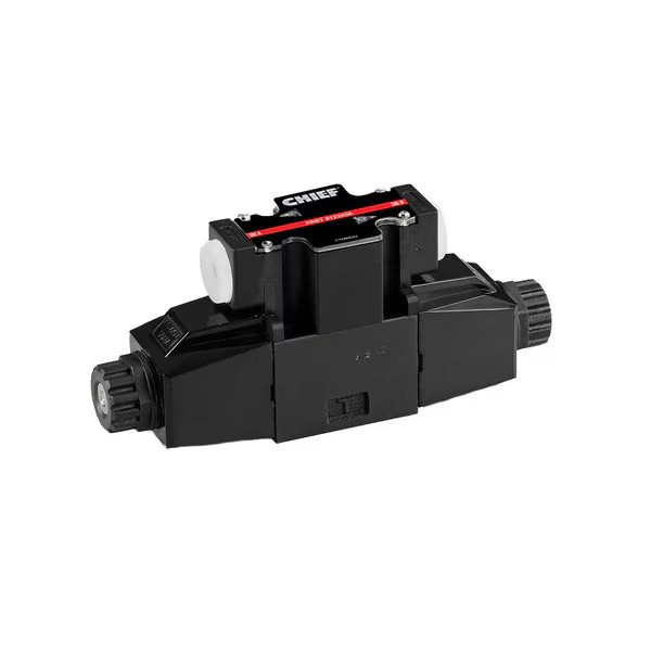 D03 Solenoid Operated Control Valve:110VAC, 4-way 3 pos. closed center, Bailey, Mfr#: 229302